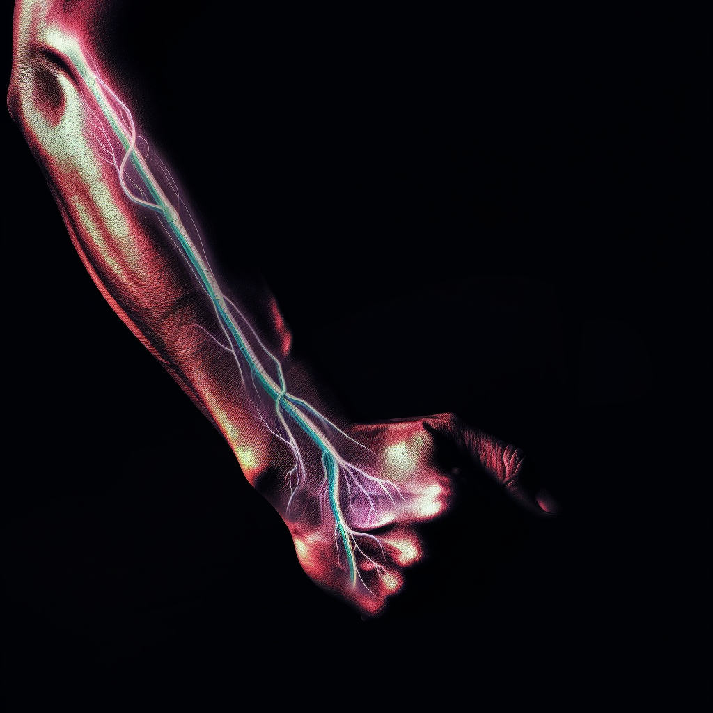 Reallynotsure Neon Photograph Showing Human Arm Veins 01 Music 6960ec2f C492 486f 97fc Da140c908b5d