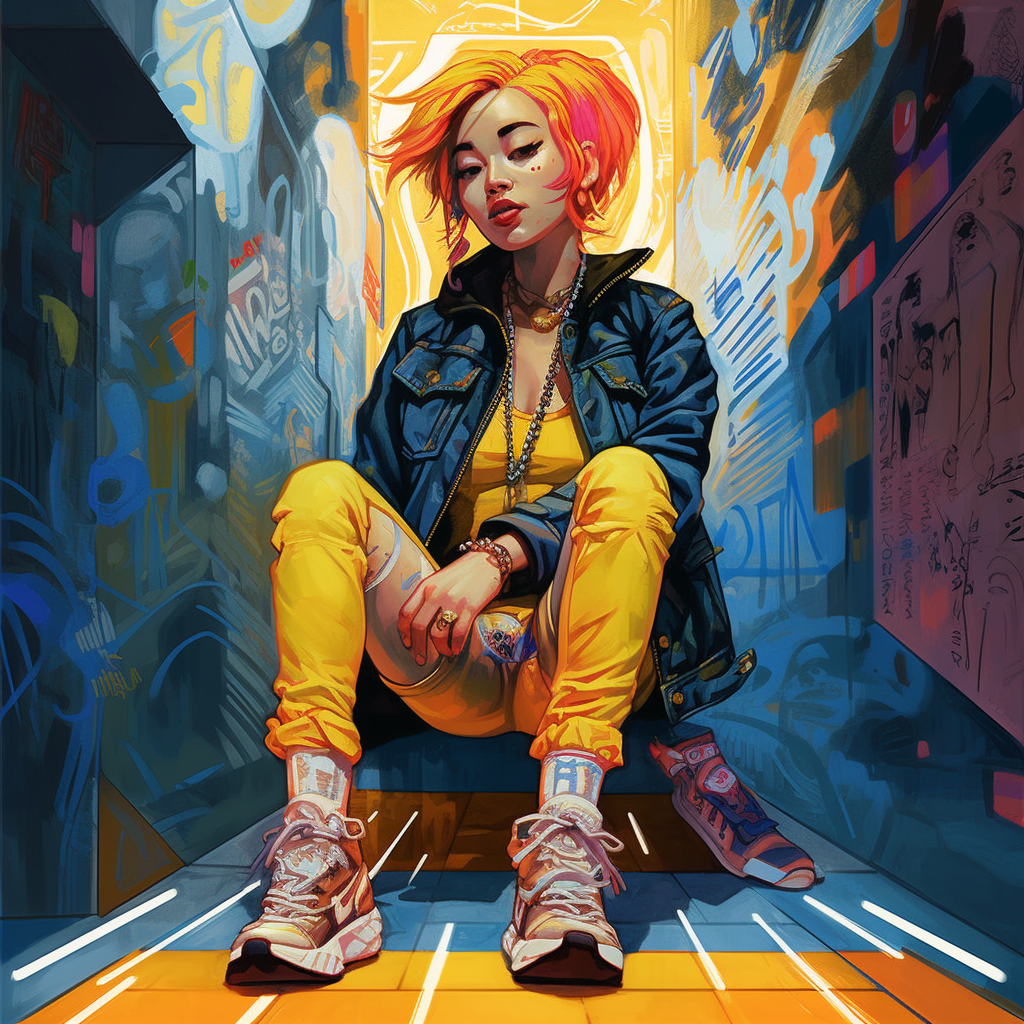 Reallynotsure Punk Rock Woman Chinese Oriental Features Wearing 67cf84fe C273 4d15 B9f3 A1332b611bd9