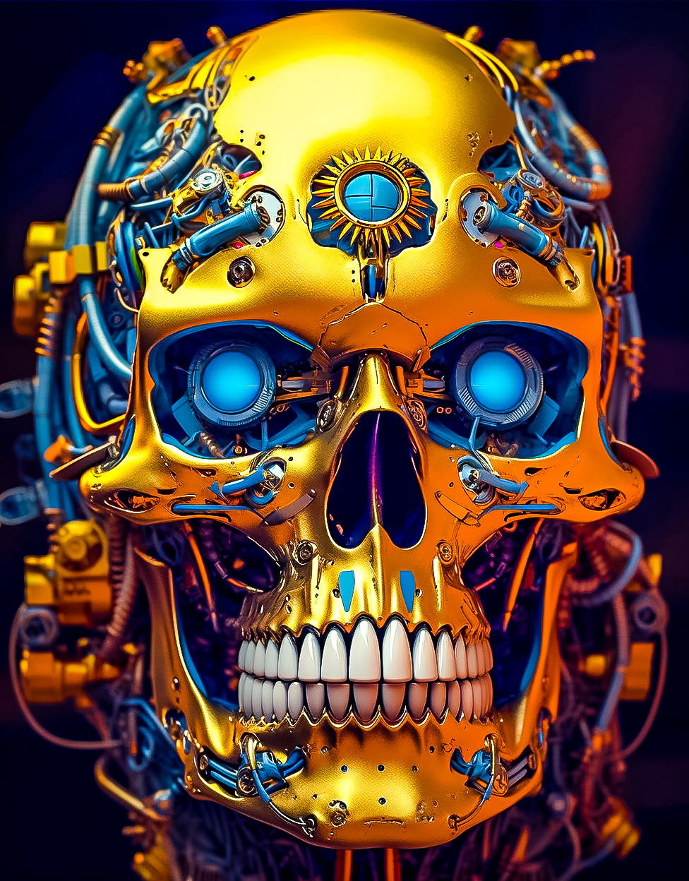 Reallynotsure Robot Skulls By Antonio Sampronis 23 In The Style 6b70d062 84f0 4029 B859 C929106c1c21