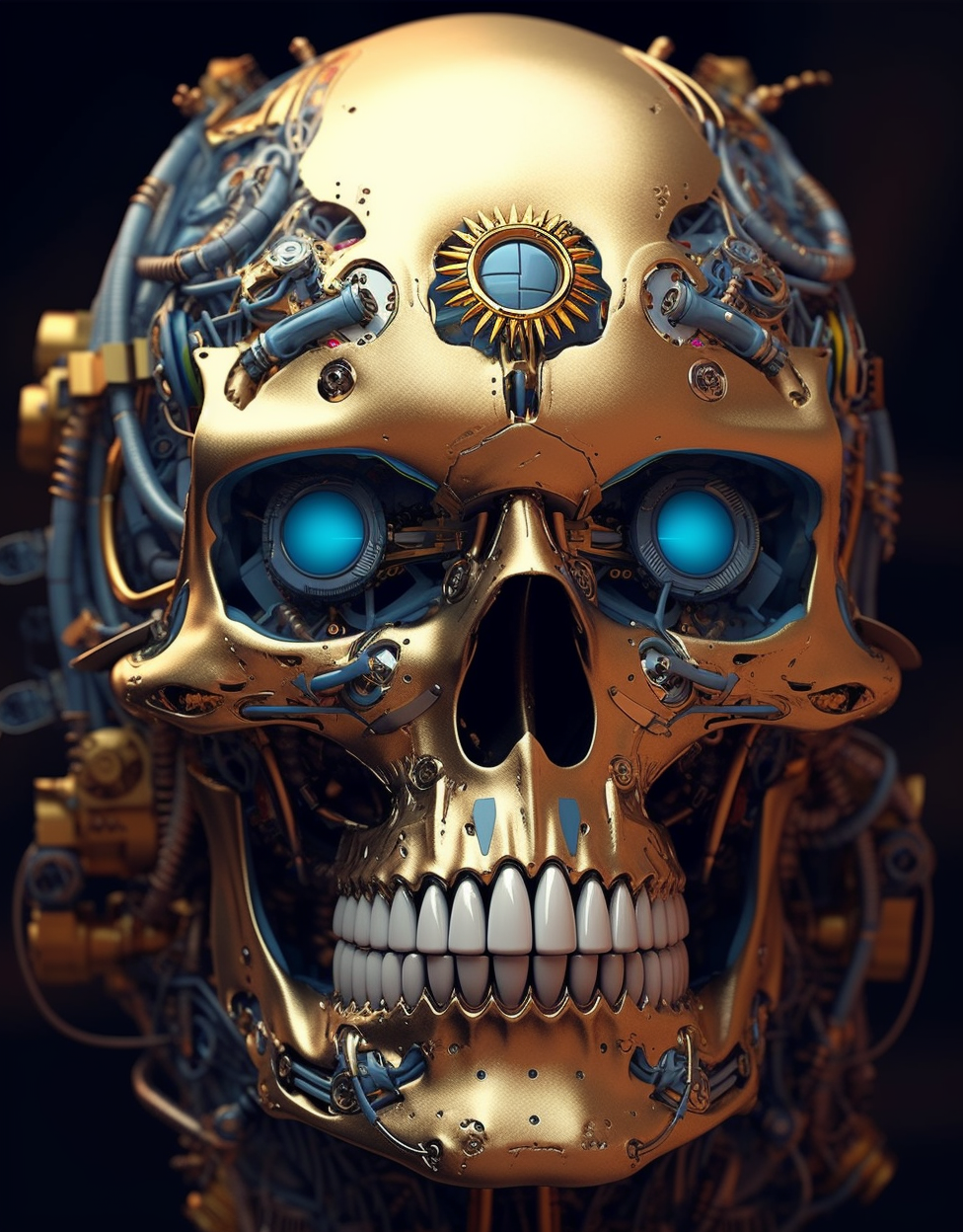 Reallynotsure Robot Skulls By Antonio Sampronis 23 In The Style 6b70d062 84f0 4029 B859 C929106c1c21