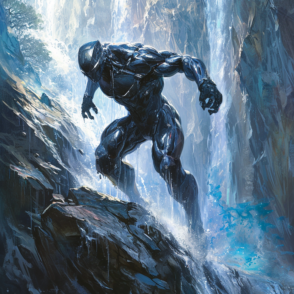 Reallynotsurennnjjjjjjkj A Metallic Skinned Warrior His Body Gl E41219e5 4c7b 425e 9f7b A528fef7f8d7