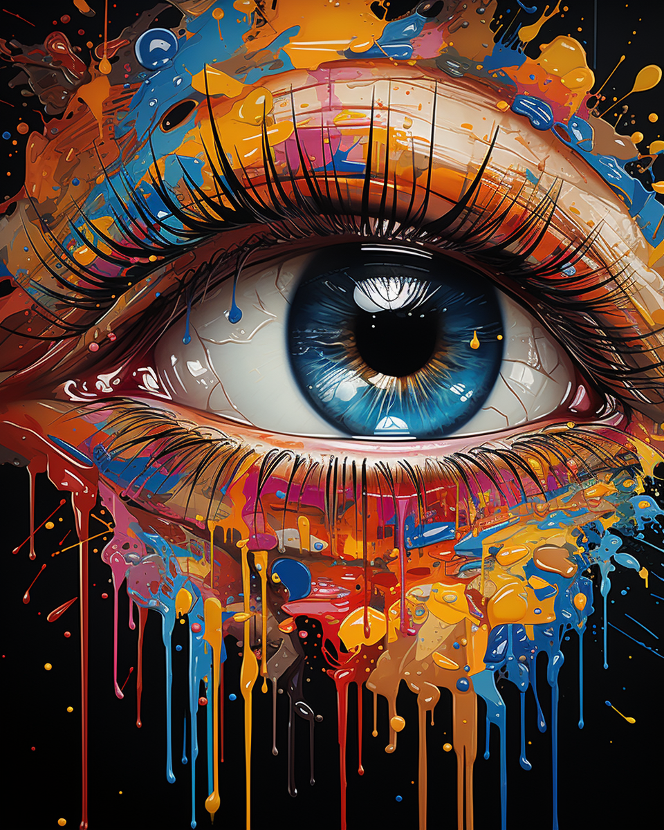 Reallynotsurennnjjjjjjkj A Colorful Eye With Drops Of Paint Sur 0dca40cd 39aa 485e A59d A3d9bc207819