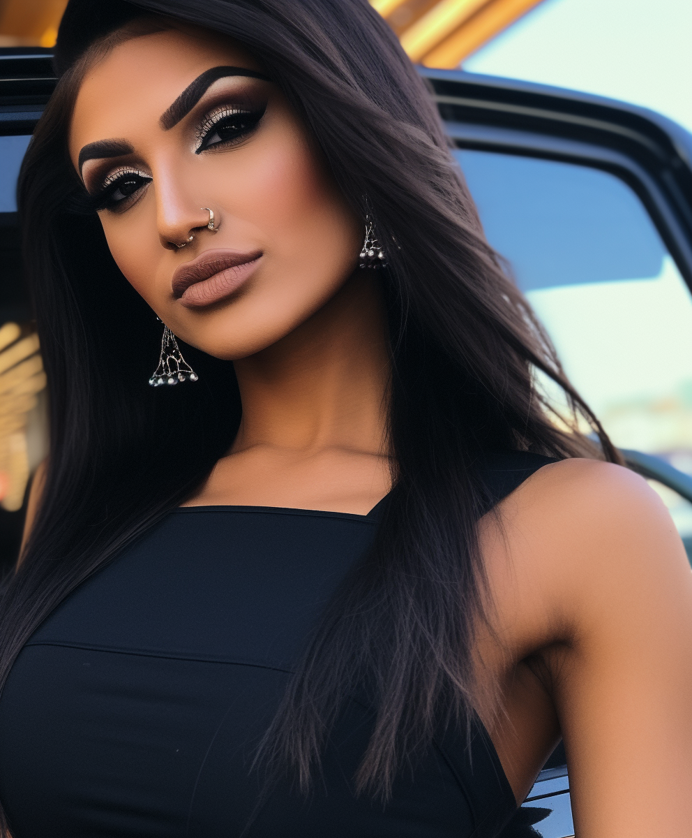 Reallynotsurennnjjjjjjkj A Photo Of A Young Woman In A Black Dr 39ea3ff1 0f6d 4748 Bd9c 31064c113d64