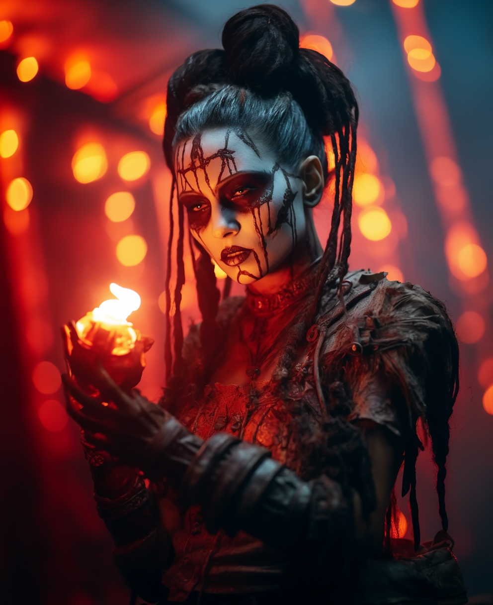 Reallynotsurennnjjjjjjkj A Woman Wearing Makeup And Costumes In 4b0c27fd E53c 4956 81cb D62c4851505a
