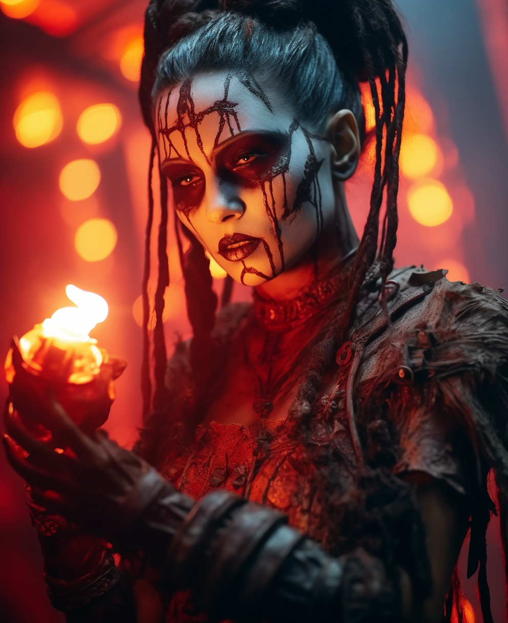 Reallynotsurennnjjjjjjkj A Woman Wearing Makeup And Costumes In Ab511422 6d07 4b81 A148 E370aa30282b