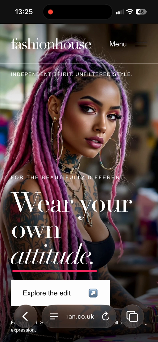 Fashionhouse website