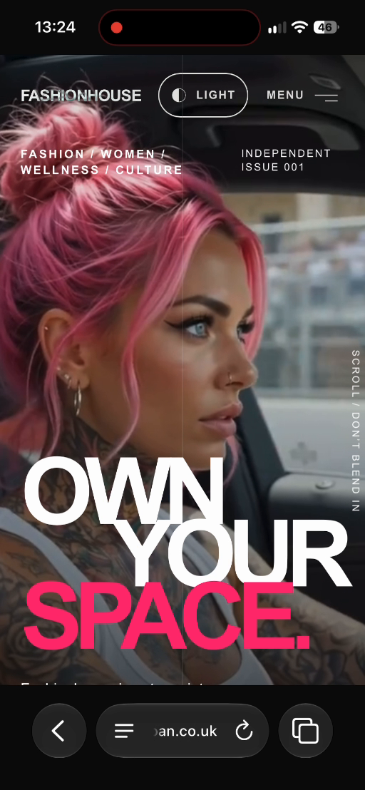 Fashionhouse website
