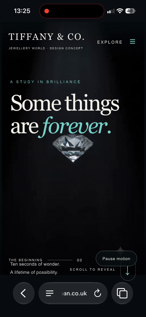 Tiffany & Co. website