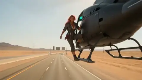 Highway Helicopter Escape