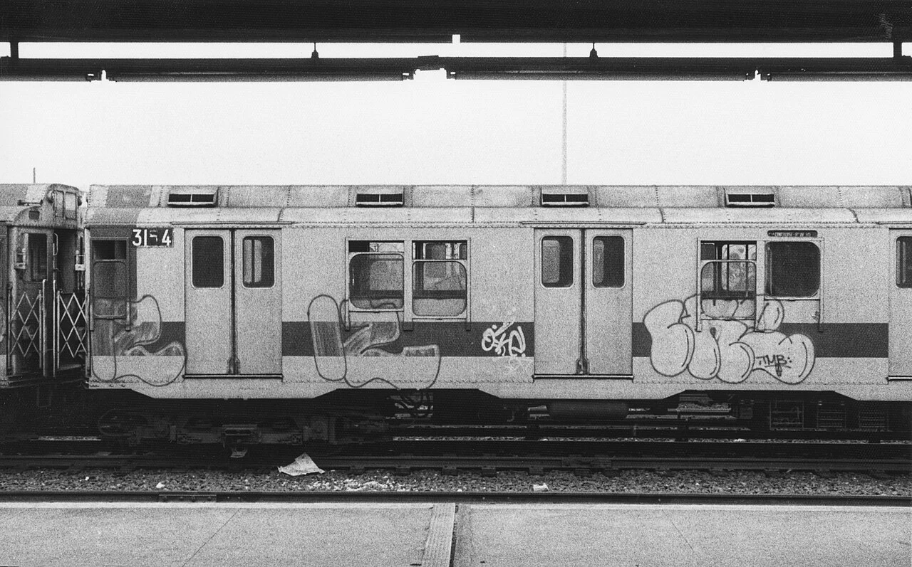 Graffiti on New York City subway rolling stock, 1978