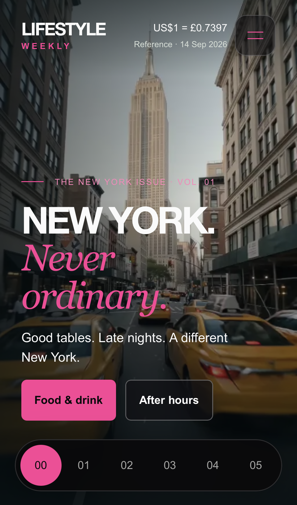 Lifestyle website