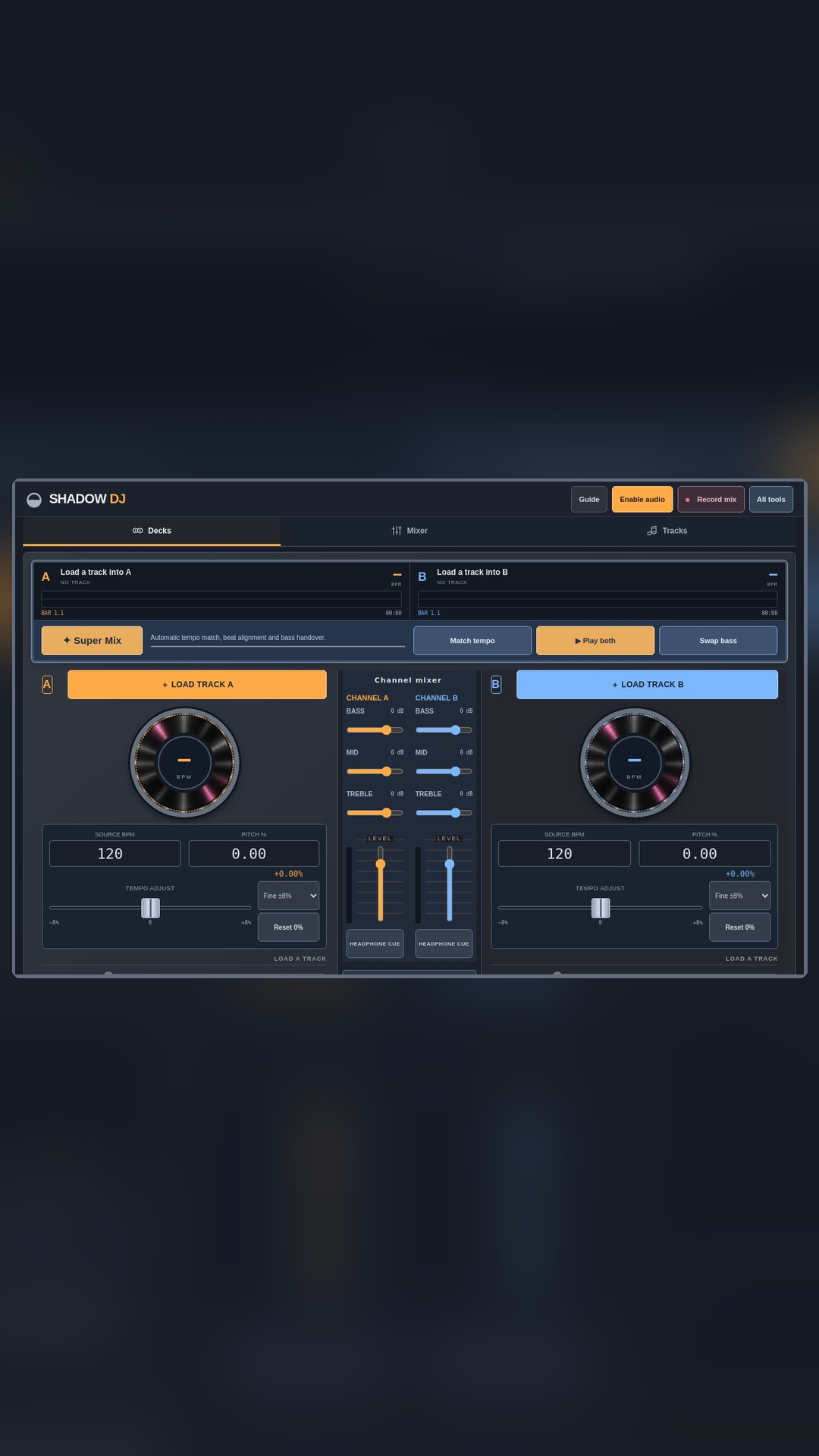 Mixer website