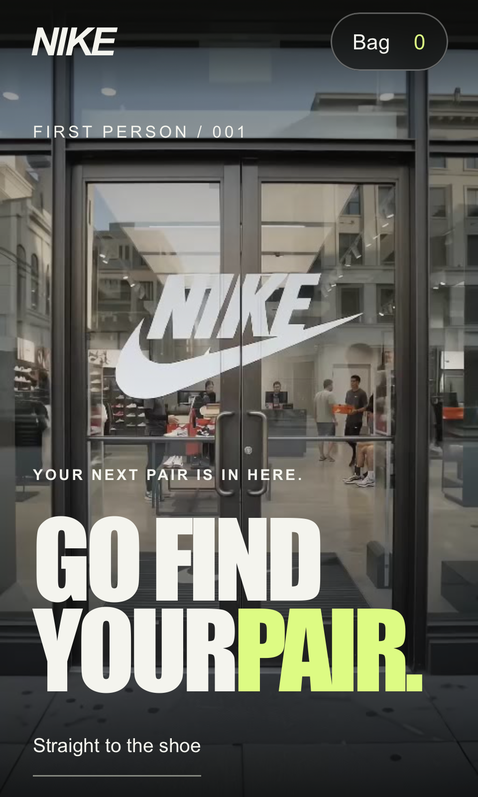 Nike website