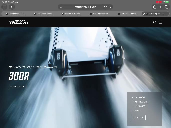 Built for the water — Digital / Website demonstration