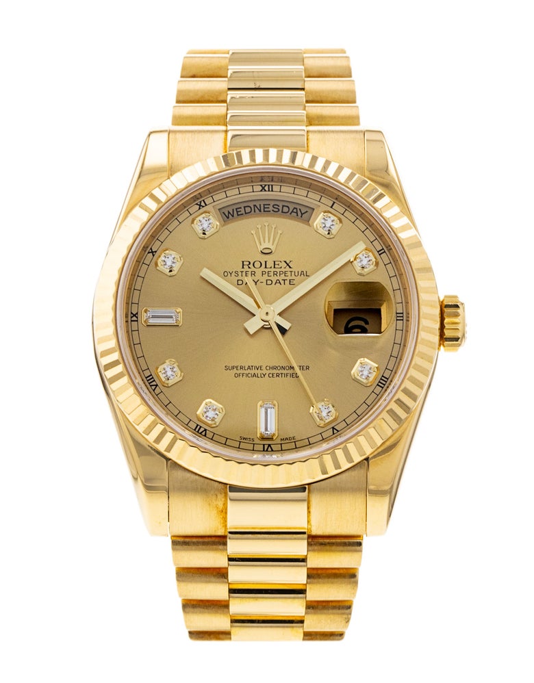 Rolex Day-Date reference 118238, a distinct Watchfinder example
