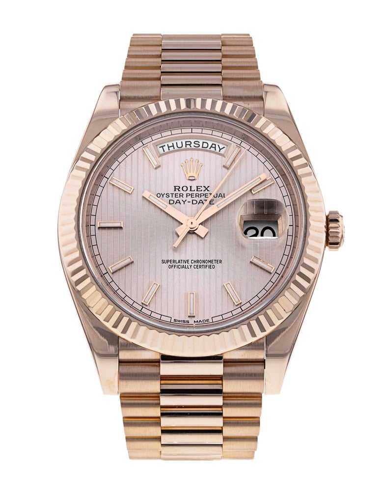 Everose gold Rolex Day-Date 40