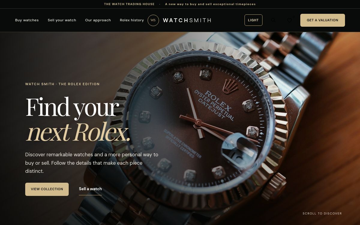 Watch Lounge website