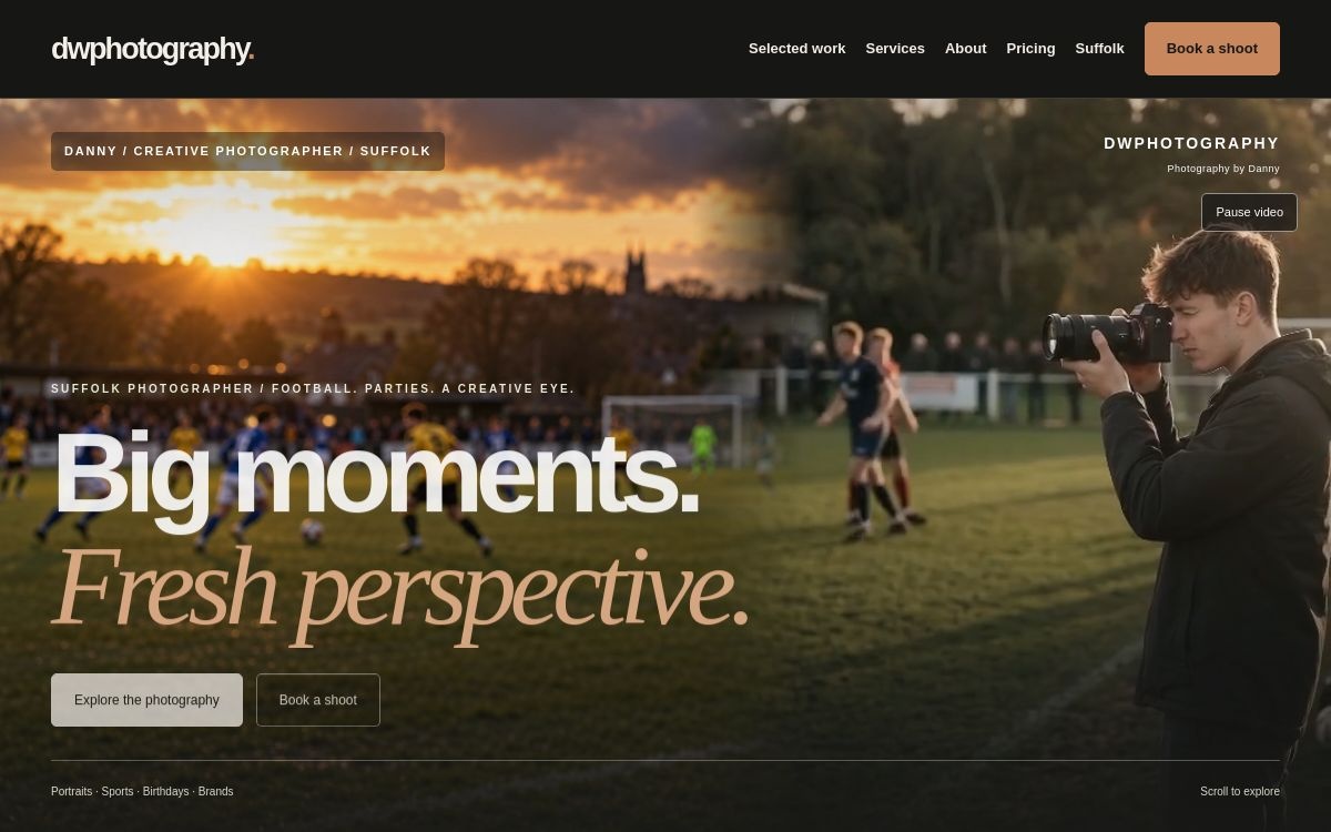 Dwphotography website