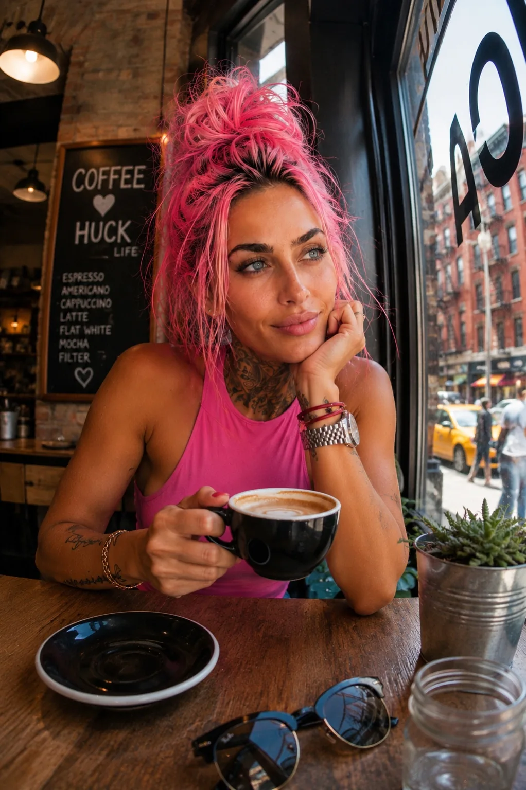 Coffee Run fashion lifestyle editorial
