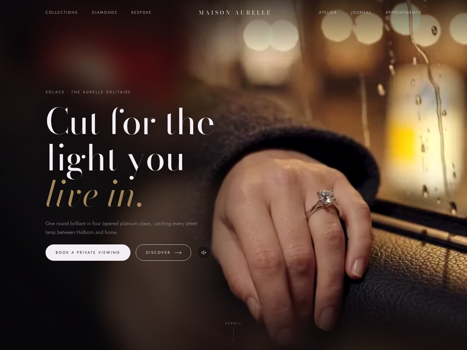 Maison Aurelle website