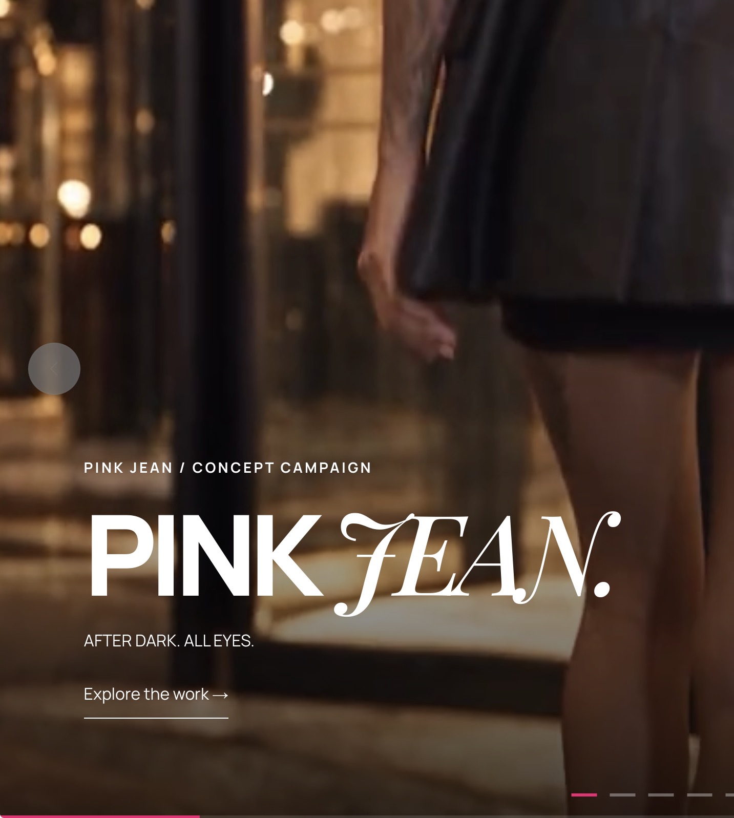 Pink Jean website