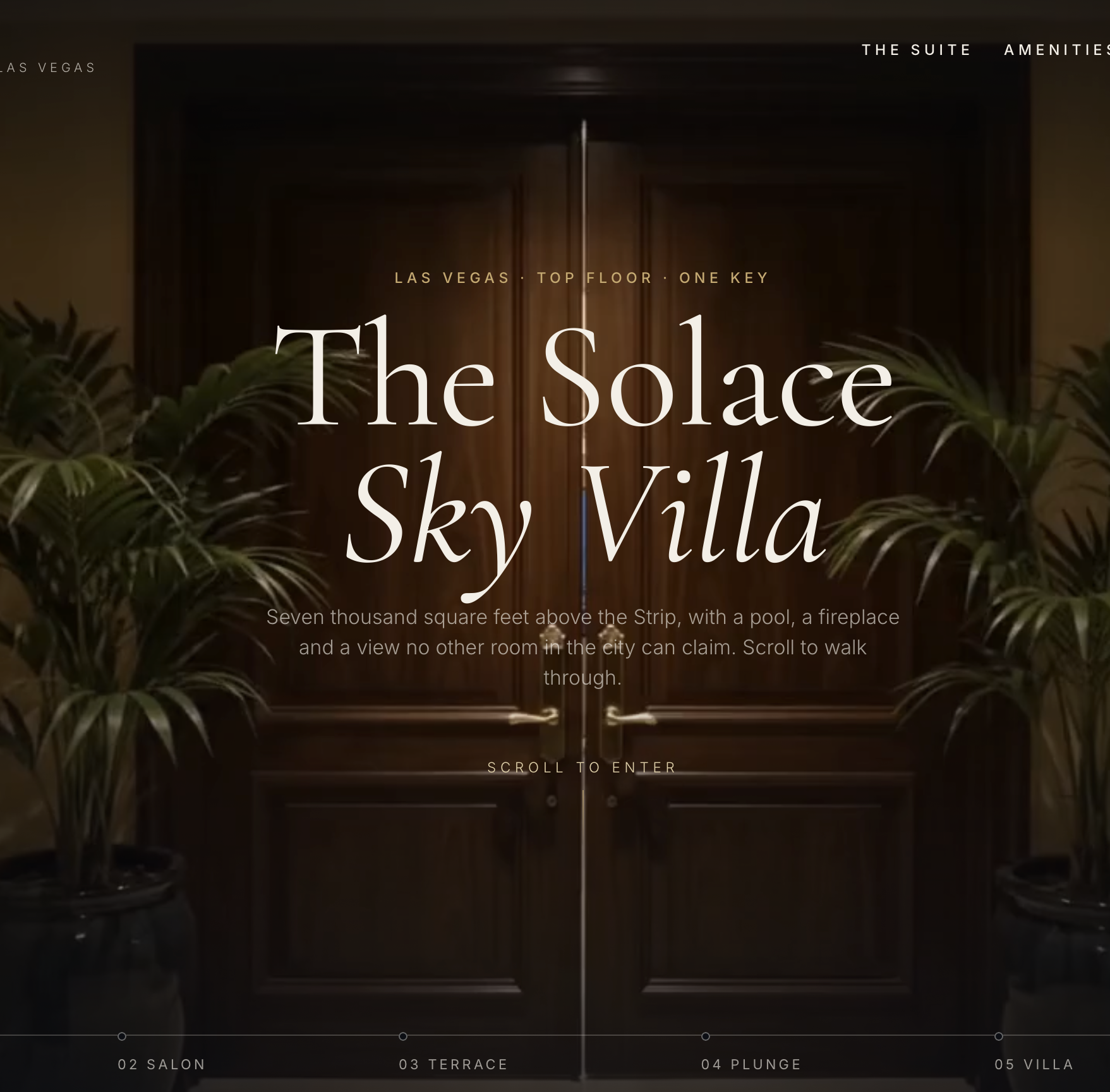 Solace Sky Villa website