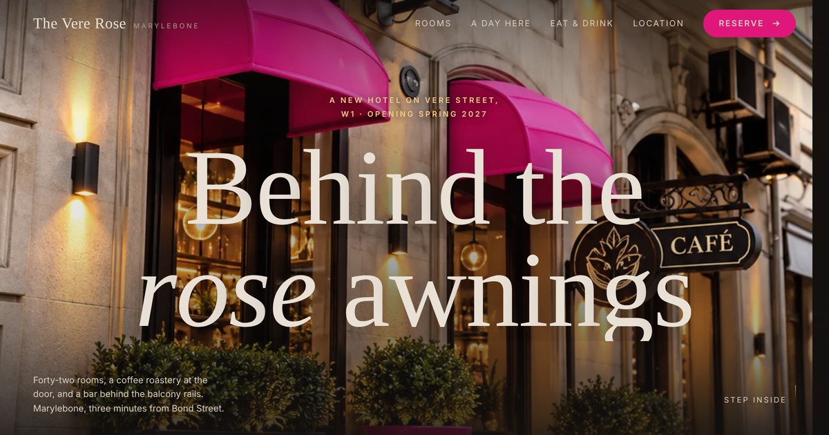 Vere Rose website